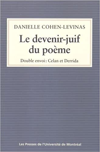 Le devenir-juif du poème: Double envoi: Celan et Derrida