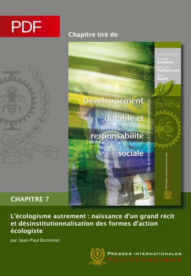 Développement durable et responsabilité sociale, chapitre 7