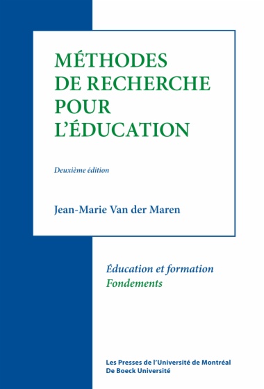 Méthodes de recherche pour l’éducation, 2e édition