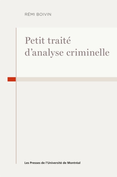 Petit traité d'analyse criminelle