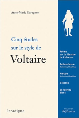 Cinq études sur le style de Voltaire