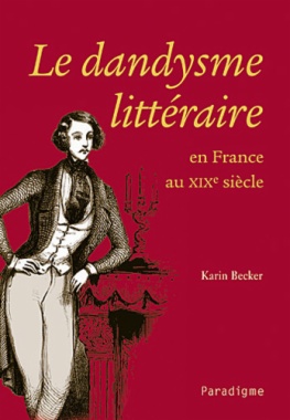 Dandysme littéraire en France au XIXe siècle