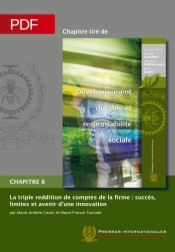 Développement durable et responsabilité sociale, chapitre 8