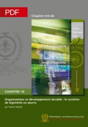 Développement durable et responsabilité sociale, chapitre 10